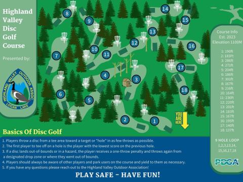 Disc Golf course